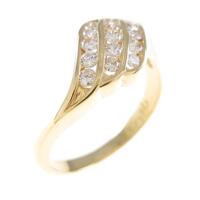 K18YG ダイヤモンドリング