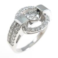 K18WG ダイヤモンドリング