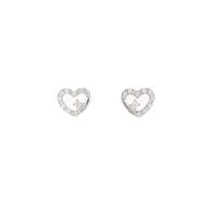 フォリフォリ ハート ダイヤモンドピアス