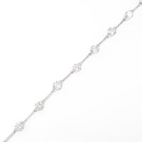 K18WG ダイヤモンドブレスレット