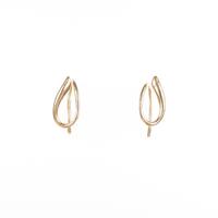 4゜C K18YG ピアス