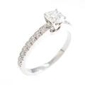 ティファニー ノヴォ リング 0．34ct・H・VVS2・クッションカット