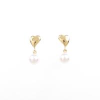 ミキモト ハート アコヤパールピアス