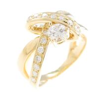 K18YG ダイヤモンドリング 0．327ct・F・SI2・VG