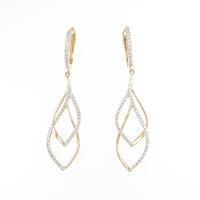 K18YG／K18WG ダイヤモンドピアス