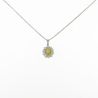 PT クリソベリルキャッツアイネックレス