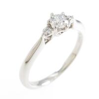 プラチナダイヤモンドリング 0．201ct・F・VS2・3EXT