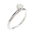 ティファニー クラシックソリティア リング 0．20ct