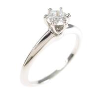 ティファニー クラシックソリティア リング 0．36ct・D・VVS1・3EXT