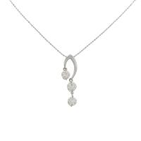 PT／K18WG ダイヤモンドネックレス