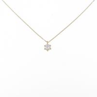 【リメイク】K18YG ソリティア ダイヤモンドネックレス