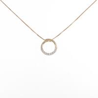 K18YG ダイヤモンドネックレス