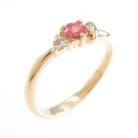 K18YG トルマリンリング