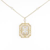 ミキモト マザーオブパールネックレス