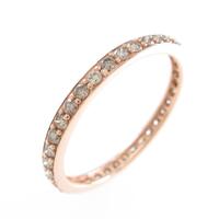 K18PG フルエタニティ ダイヤモンドリング