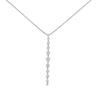 K18WG 2WAY ダイヤモンドネックレス