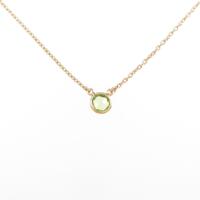 ココシュニック ペリドットネックレス