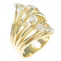 K18YG ダイヤモンドリング