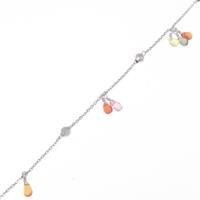 K18WG サファイヤブレスレット