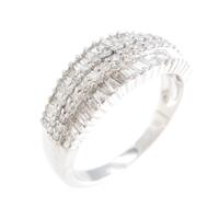 K18WG ダイヤモンドリング