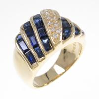 K18YG サファイヤリング