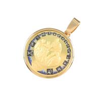 K18YG（枠）コイン ペンダント