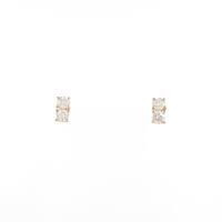 【リメイク】K18PG ダイヤモンドピアス