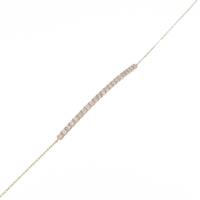 K18YG ダイヤモンドブレスレット