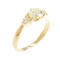 K18YG ダイヤモンドリング