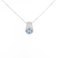 PT アクアマリンネックレス