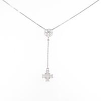 PT クロス ダイヤモンドネックレス