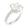 【リメイク】プラチナダイヤモンドリング 3．184ct・F・SI2・EXT