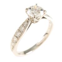 【リメイク】プラチナダイヤモンドリング 0．533ct・E・VS1・EXT