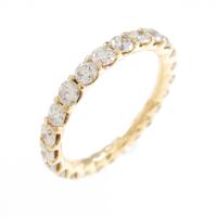 K18YG フルエタニティ ダイヤモンドリング