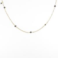 K10YG ダイヤモンドネックレス