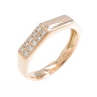 K18PG ダイヤモンドリング