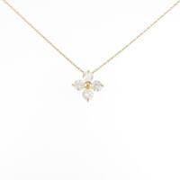 【リメイク】K18YG フラワー ダイヤモンドネックレス