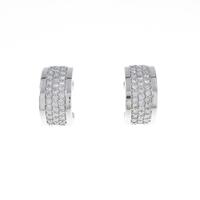 K18WG ダイヤモンドピアス