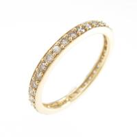 K18YG フルエタニティ ダイヤモンドリング