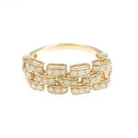 K18YG ダイヤモンドリング