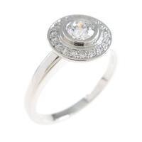 カルティエ ダムール リング 0．19ct・E・VVS2・3EXT