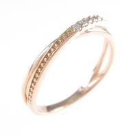 K18PG ダイヤモンドリング