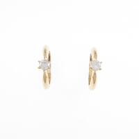 K18YG ダイヤモンドピアス