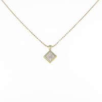 K18YG ダイヤモンドネックレス