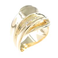 K18YG ダイヤモンドリング