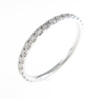 K18WG ダイヤモンド フルエタニティリング