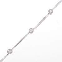 K18WG ダイヤモンドブレスレット