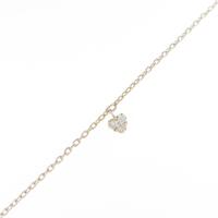 アガット ハート ダイヤモンドブレスレット