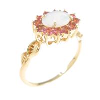 K18YG オパールリング