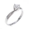 K18WG ダイヤモンドリング 0．317ct・H・SI2・VG